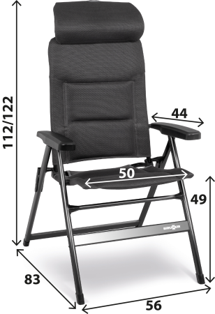 BRUNNER® Aravel H2L M Campingstuhl