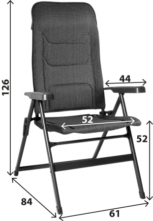 BRUNNER® Aravel Vitachic LARGE Campingstuhl
