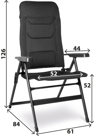 BRUNNER® Aravel Vitachic LARGE Campingstuhl