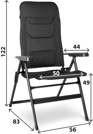 BRUNNER® Aravel Vitachic MEDIUM Campingstuhl