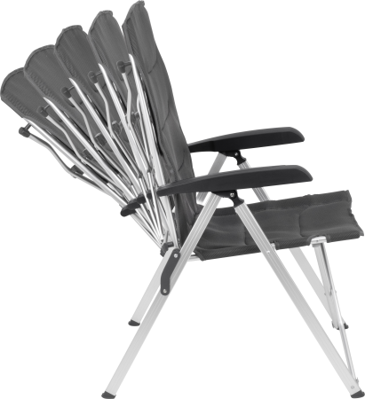BRUNNER® Dynafold Recliner Campingstuhl Anthrazit