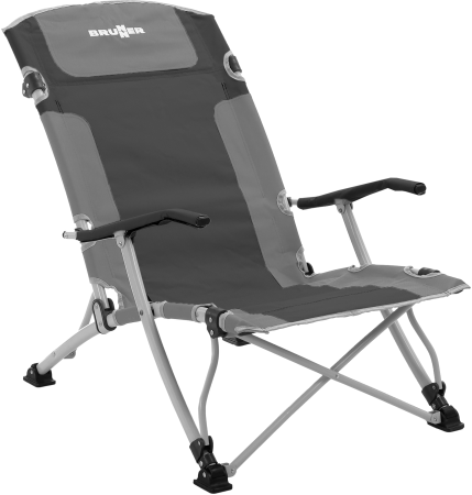 BRUNNER® Bula XL Strandstuhl Schwarz/Weiß