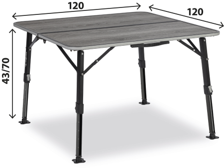 BRUNNER® Elùtop Compack Square 120 Campingtisch