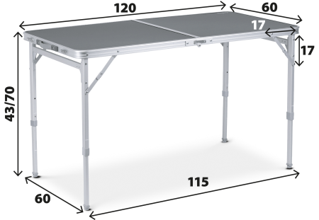 BRUNNER® Flatpack 4 Campingtisch
