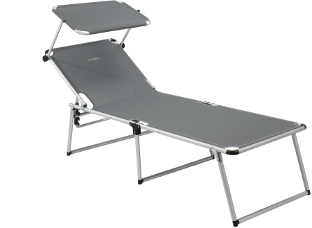BRUNNER® Malibù High Sonnenliege Grau
