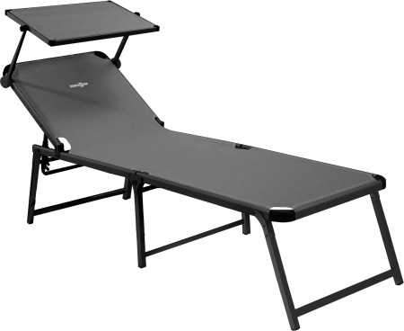 BRUNNER® Marbella High Sonnenliege Grau