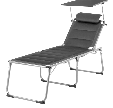 BRUNNER® Marbella High H2L Sonnenliege Anthrazit