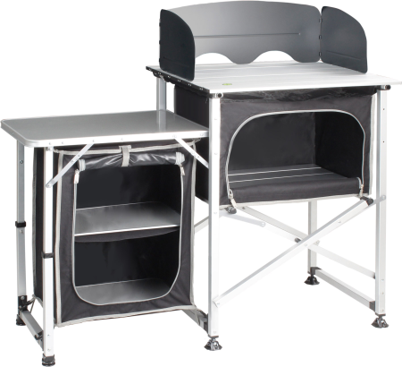 BRUNNER® Snack Square Campingschrank Schwarz