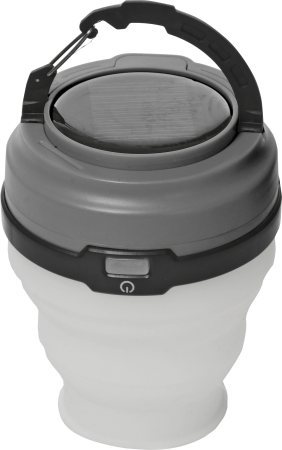 BRUNNER® Pollux Campingleuchte Schwarz/Weiß