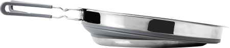 BRUNNER® Volcano Pan Fold-Away Ø 24 cm Camping-Klappbratpfanne