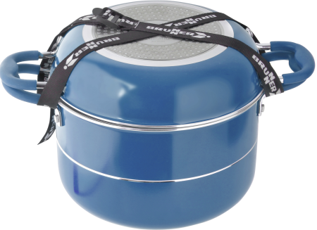 BRUNNER® Carezza 7+1 Ø 22 cm Camping-Kochtopf Antihaft