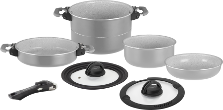 BRUNNER® Fusion 7+1 Ø 20 cm Camping-Kochtopf Antihaft