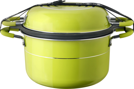 BRUNNER® Popote Juniper 8+1 Ø 22 cm Camping-Kochtopf Antihaft