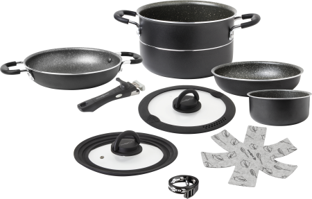 BRUNNER® Pirate NG Ø 24 cm Camping-Kochtopf Antihaft