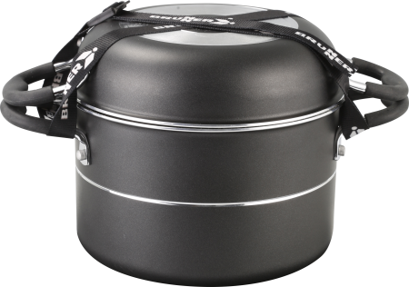 BRUNNER® Pirate 7+1 Ø 20 cm Camping-Kochtopf Antihaft