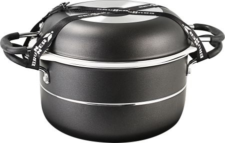 BRUNNER® Pirate 9+1 Ø 24 cm Camping-Kochtopf Antihaft
