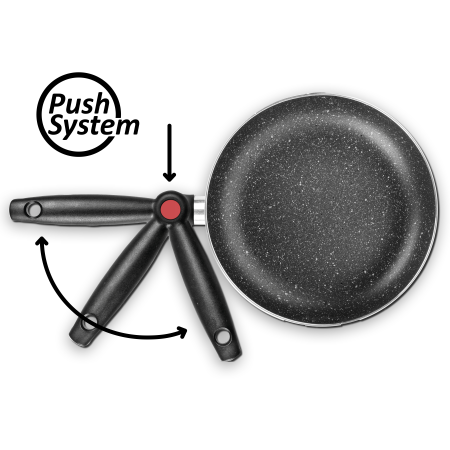 BRUNNER® Pirate Pan Ø 24 cm Camping-Bratpfanne