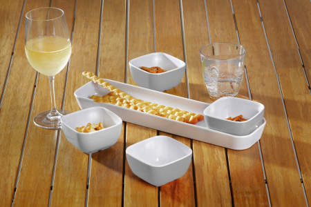 BRUNNER® Appetizer grey Dip-Set Grau