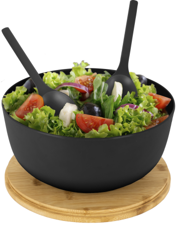 BRUNNER® Salad Bowl Greenkick Salatschüssel Schwarz