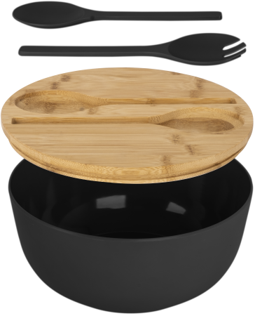 BRUNNER® Salad Bowl Greenkick Salatschüssel Schwarz