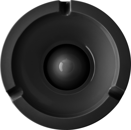 BRUNNER® Ashpot Aschenbecher Schwarz