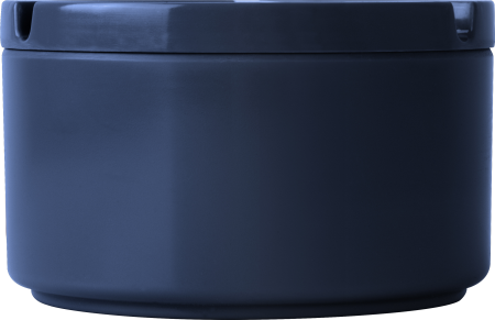 BRUNNER® Ashpot Aschenbecher Blau