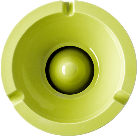 BRUNNER® Ashpot Aschenbecher Grün