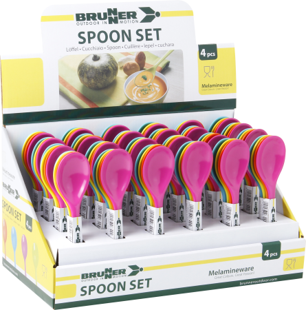 BRUNNER® Spoon Set Löffel-Set farblich sortiert