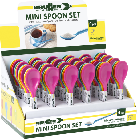 BRUNNER® Mini Spoon Set Löffel-Set farblich sortiert