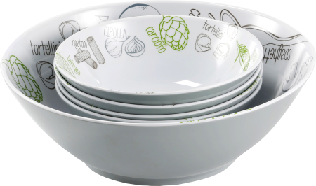 BRUNNER® Pasta&Salad Bowl Set Schüssel-Set
