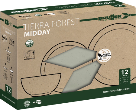 BRUNNER® Midday PLA Tierra Forest Geschirr-Set Tierra Forest