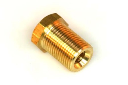 Screw-in connector (brass) M12x1 D. 6 mm L. 20 mm