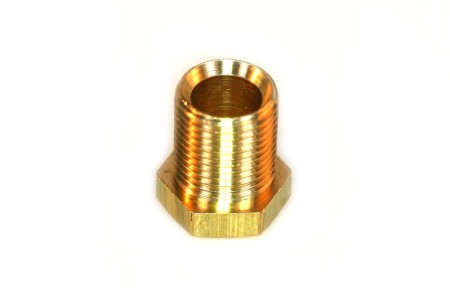 DREHMEISTER Screw-in connector (brass) M12x1 D. 8 mm L. 15 mm