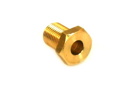 DREHMEISTER Screw-in connector (brass) M10x1 D. 6 mm L. 15 mm