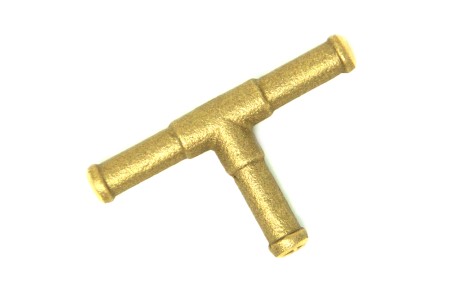 T-piece (brass) 6x6x6 (mm)