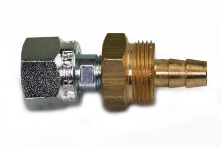 FARO reductor de manguera flexible 6 mm a depósito de 4 agujeros 1/2-20 UNF (N06)