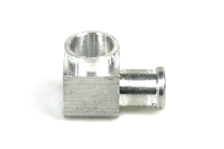 DREHMEISTER injector connector 90° for Keihin single injectors 12 mm