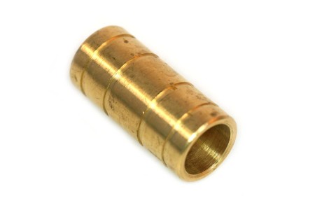 Accoppiamento tubo flessibile Ø 21 mm Ø 21 mm L. 45 mm (ottone)