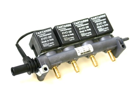 Tartarini Injektor LPG CNG 4 Zylinder EVO08G mit Temperatursensor