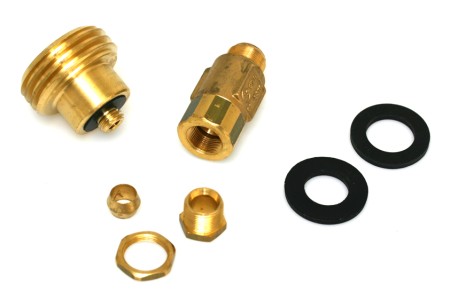 ICOM boquilla de suministro mini (rosca interna) M12 para tubería de 10 mm + adaptador ACME