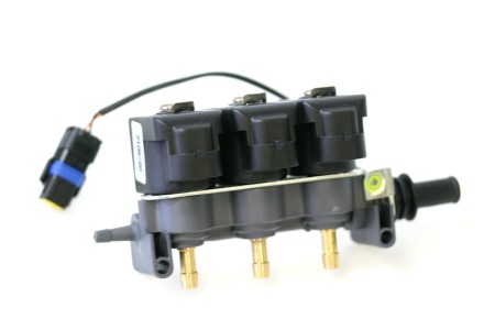 Tartarini rampa de inyección de 3 cilindros EVO08G con sensor de temperatura