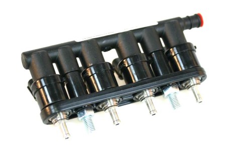 Keihin KN9 injector rail 4 cyl. (63cc)