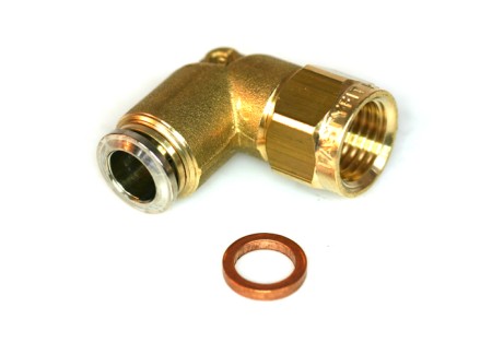 FARO FASTYFIT quick connector 8 mm - 1/4 - 90° elbow