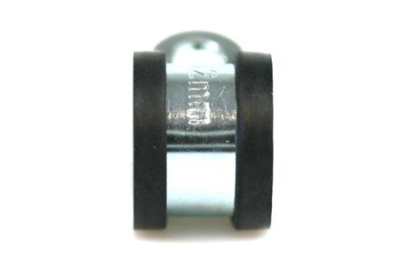 Rohr- & Befestigungsschelle B15mm d.25mm, isoliert (W1)