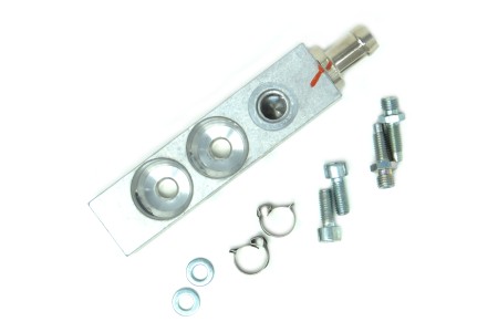 MTM rampe dinjection 2 cylindres avec connecteur pour capteur de pression pour les nouveaux injecteurs MY09