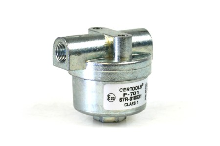 Pipe filter F-701 2 x M12x1 (Ø8)