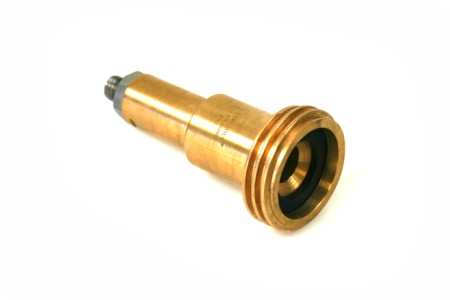 ACME adaptador de boquilla de suministro 10 mm con filtro, 95 mm - latón