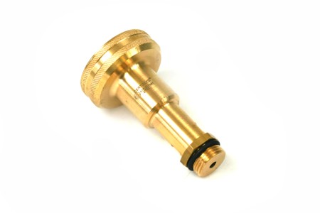 DISH LPG adapter 21,8 mm incl. filter, 95 mm - brass