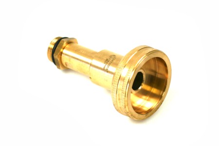DISH adaptador de boquilla de suministro 21,8 mm con filtro, 95 mm - latón