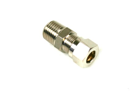 Connector 1/4 x 8 mm tube fitting